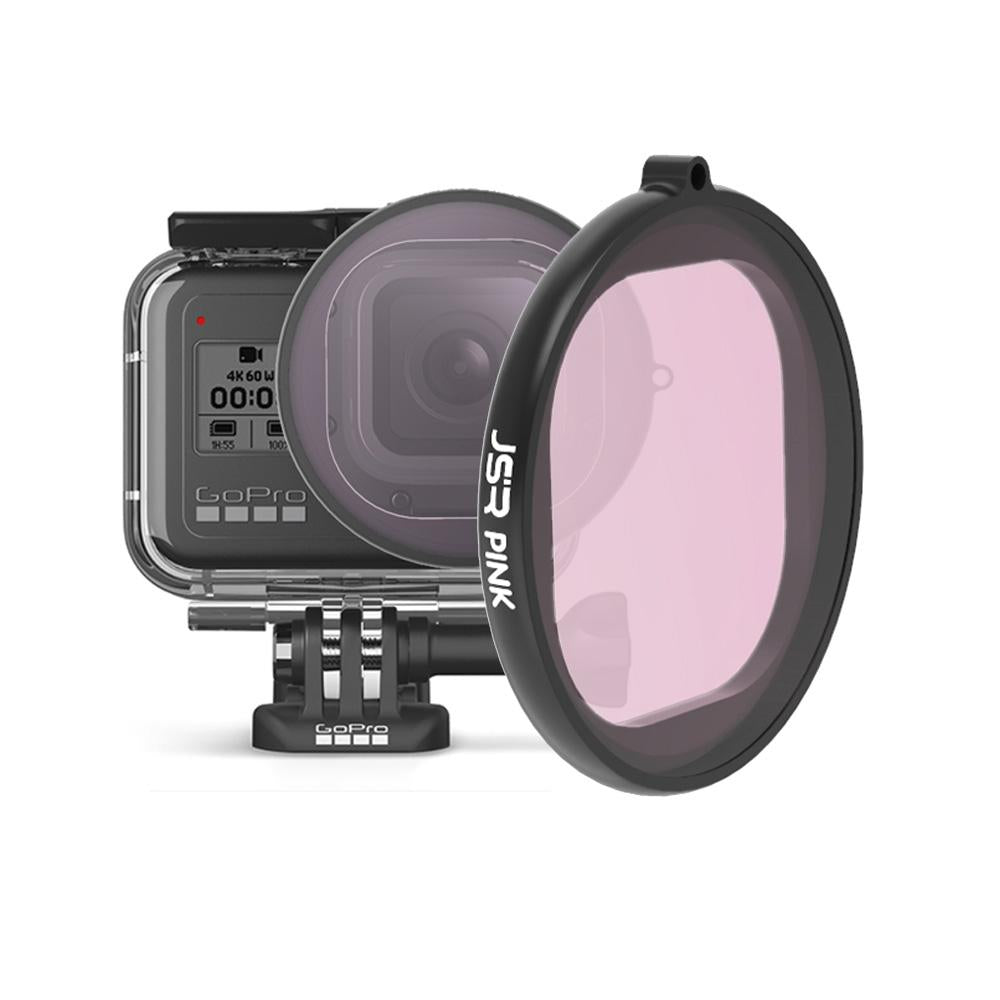 Gopro Hero8 Round Diving Lens Filter - Purple 8