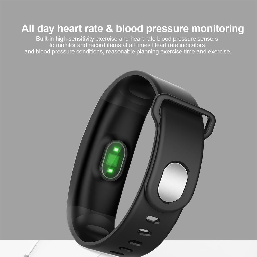 Waterproof Tft Smart Bracelet With Call / Heart / Sleep / Bp Monitoring And Sedentary Reminder - Purple 9