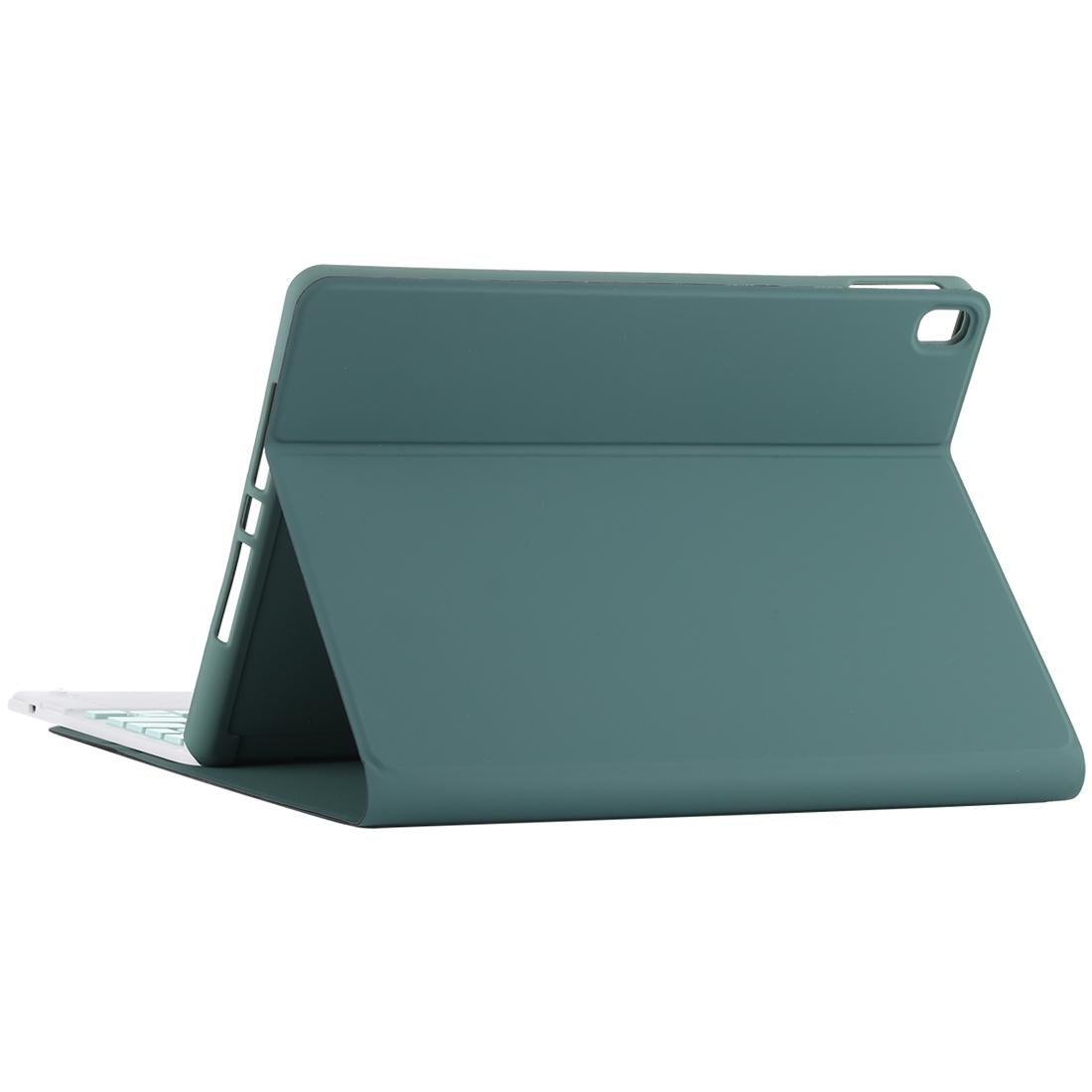 Bluetooth Keyboard & Tablet Case For Ipad 10.2 / Ipad Air 2019 - Detachable Touch Pad Pen Slot Holder - Microfiber Leather - Purple 13
