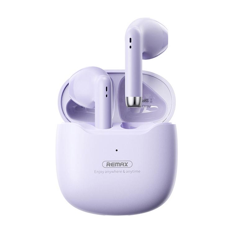 Wireless Dual-host Bluetooth Earphones - Semi In-ear - Purple