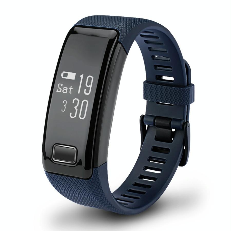 Smart Oled Bracelet - Waterproof Pedometer Bp Hr Blood Oxygen - Android / Ios - Purple 3