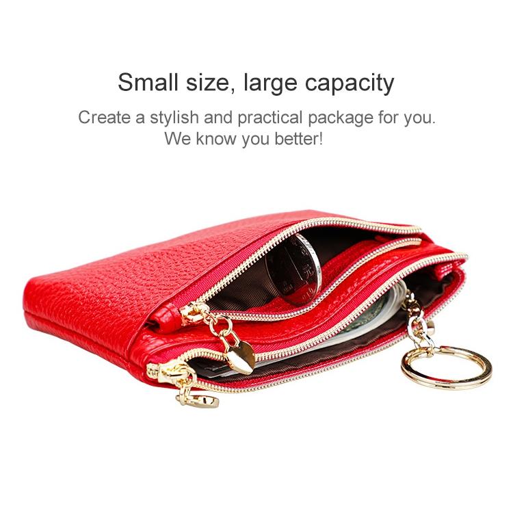Spacious Litchi Texture Rfid Hand Wallet - Light Pink 7