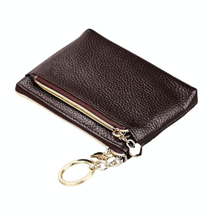 Spacious Litchi Texture Rfid Hand Wallet - Pale Pinkish Grey 14