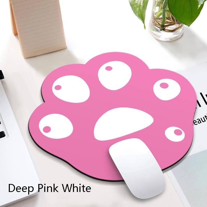 3 Piece Cute Cartoon Cat Claw Mouse Pad Set 280 X 250 X 3Mm - Deep Pink White 3