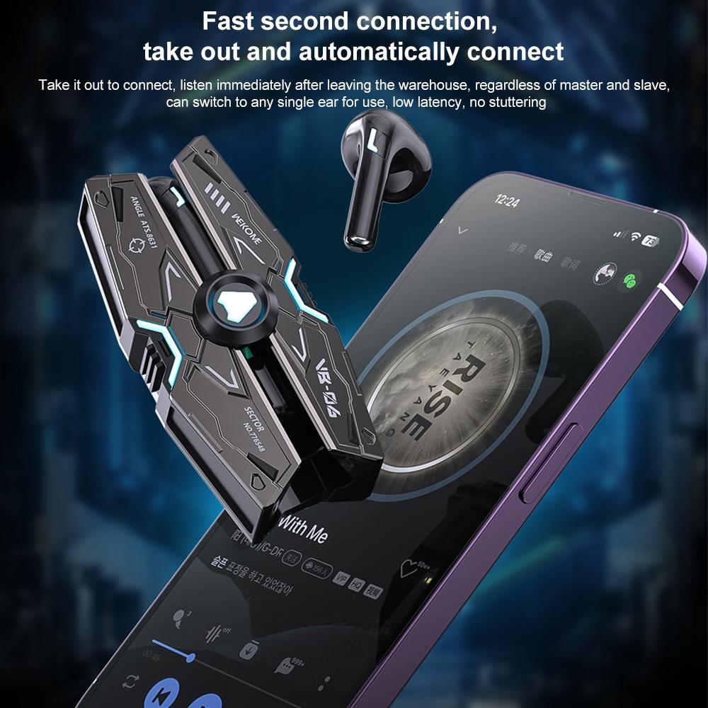Metal Bluetooth Earphones - Vb06 Mech Series - Tarnish 9