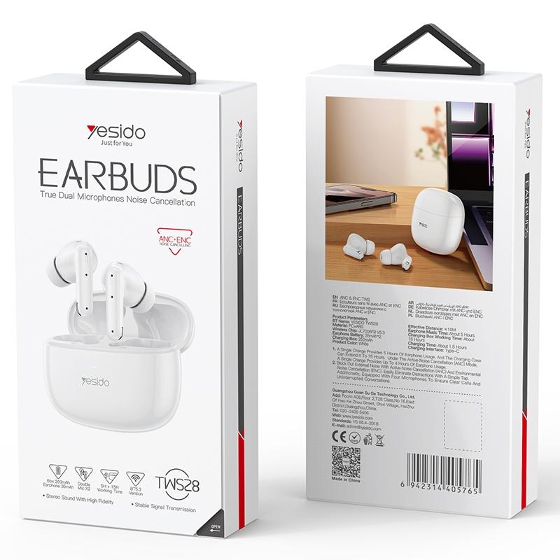 Smart Dual Noise Reduction Tws Wireless Earphones - Beige 4