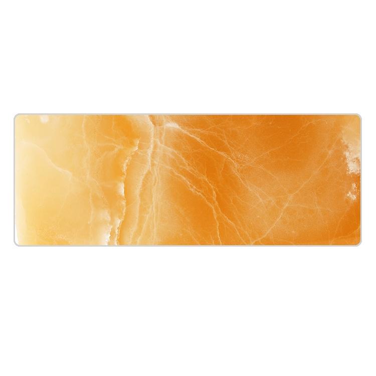 Sturdy Marbled Rubber Mouse Pad - Black Gold Marble 12