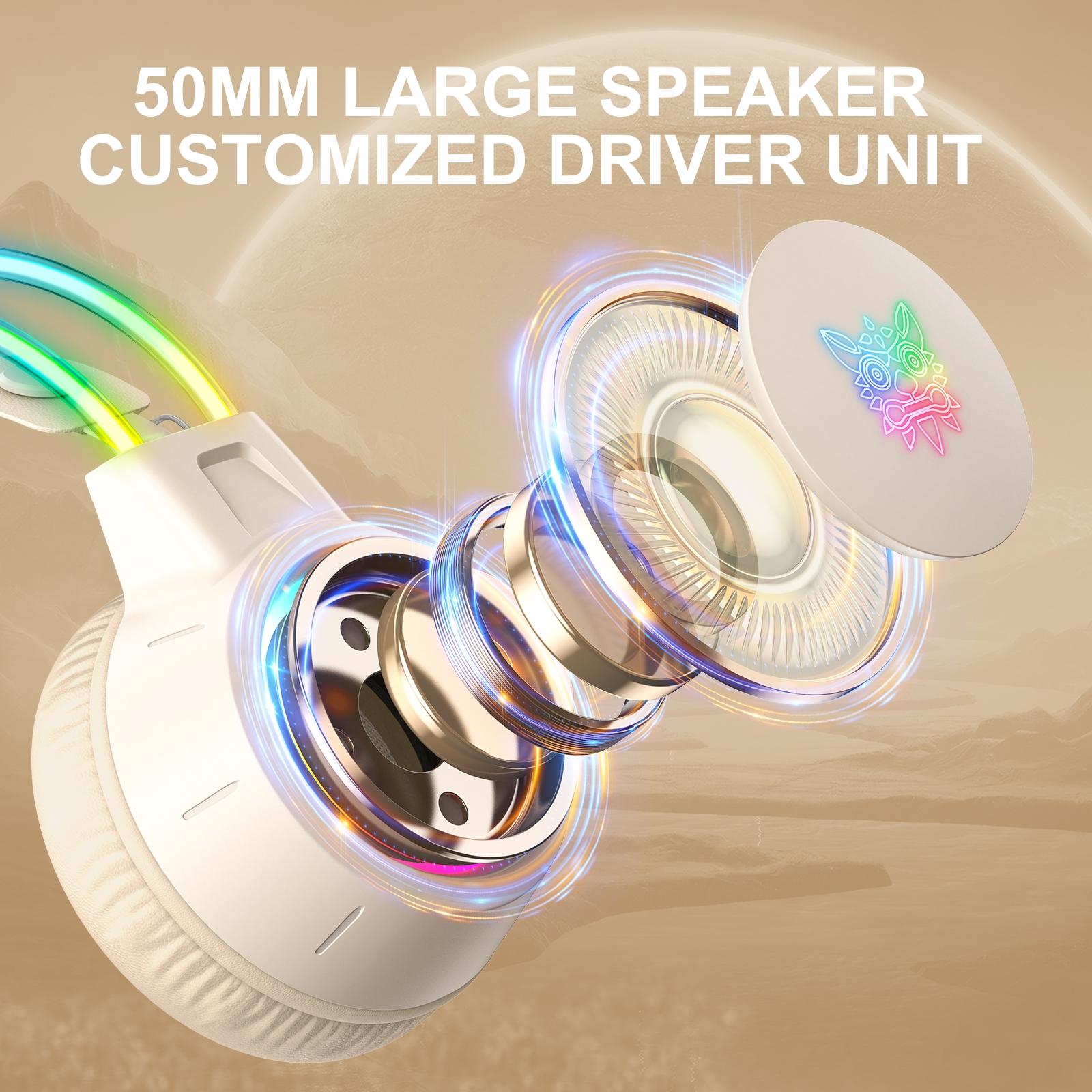 Symphony Wired Gaming Headset With Mic - Beige 11