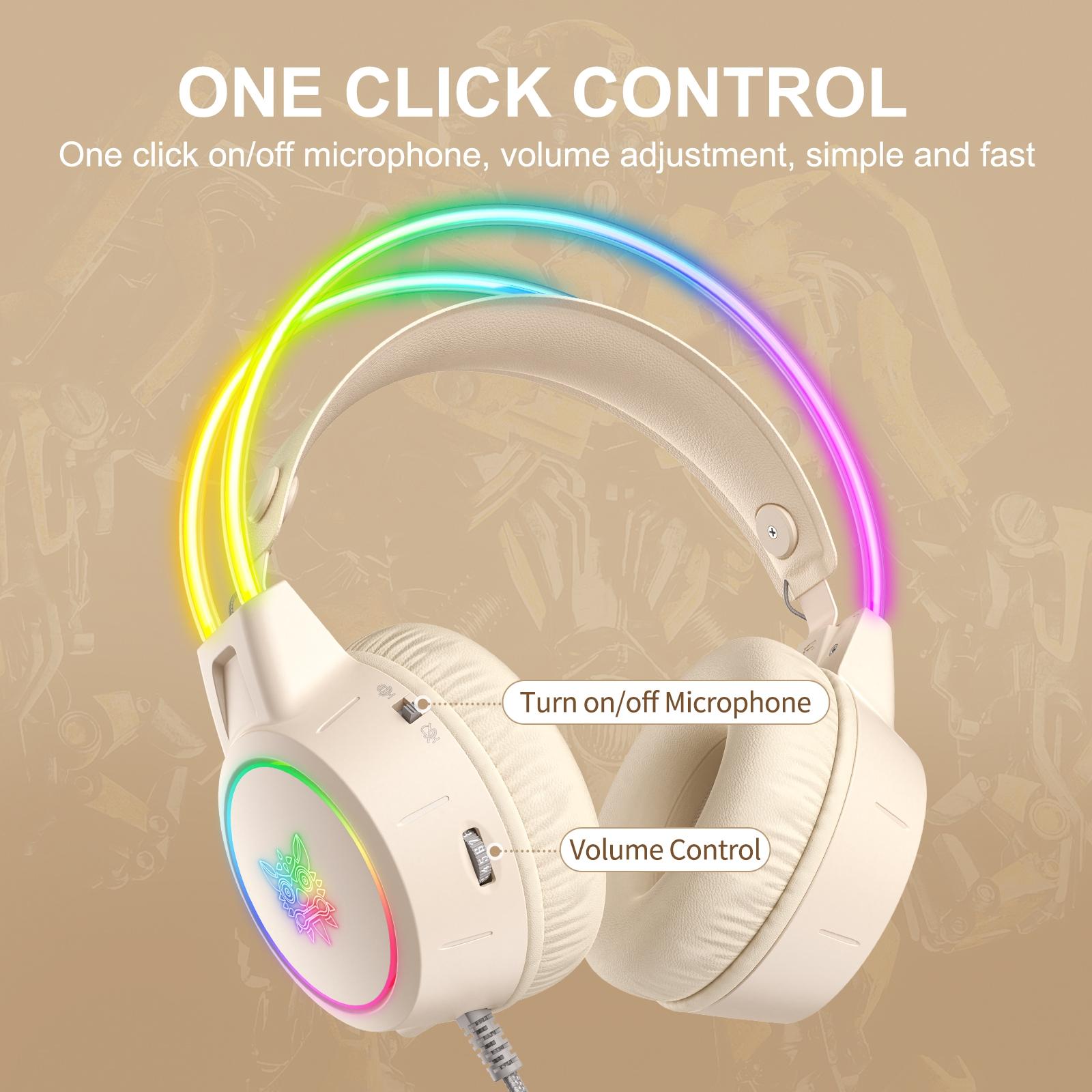 Symphony Wired Gaming Headset With Mic - Beige 13