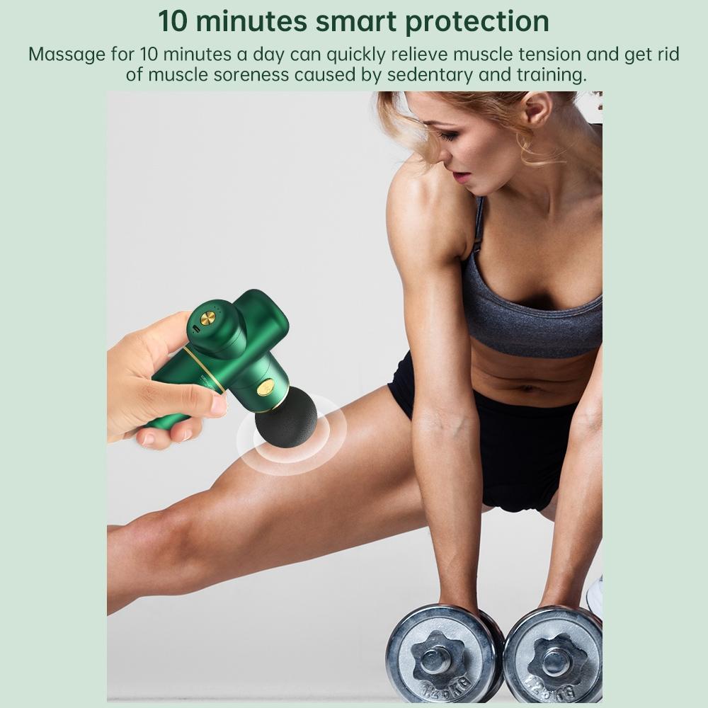 4-Head Portable Muscle Massage Gun For Sports - Tarnish 6