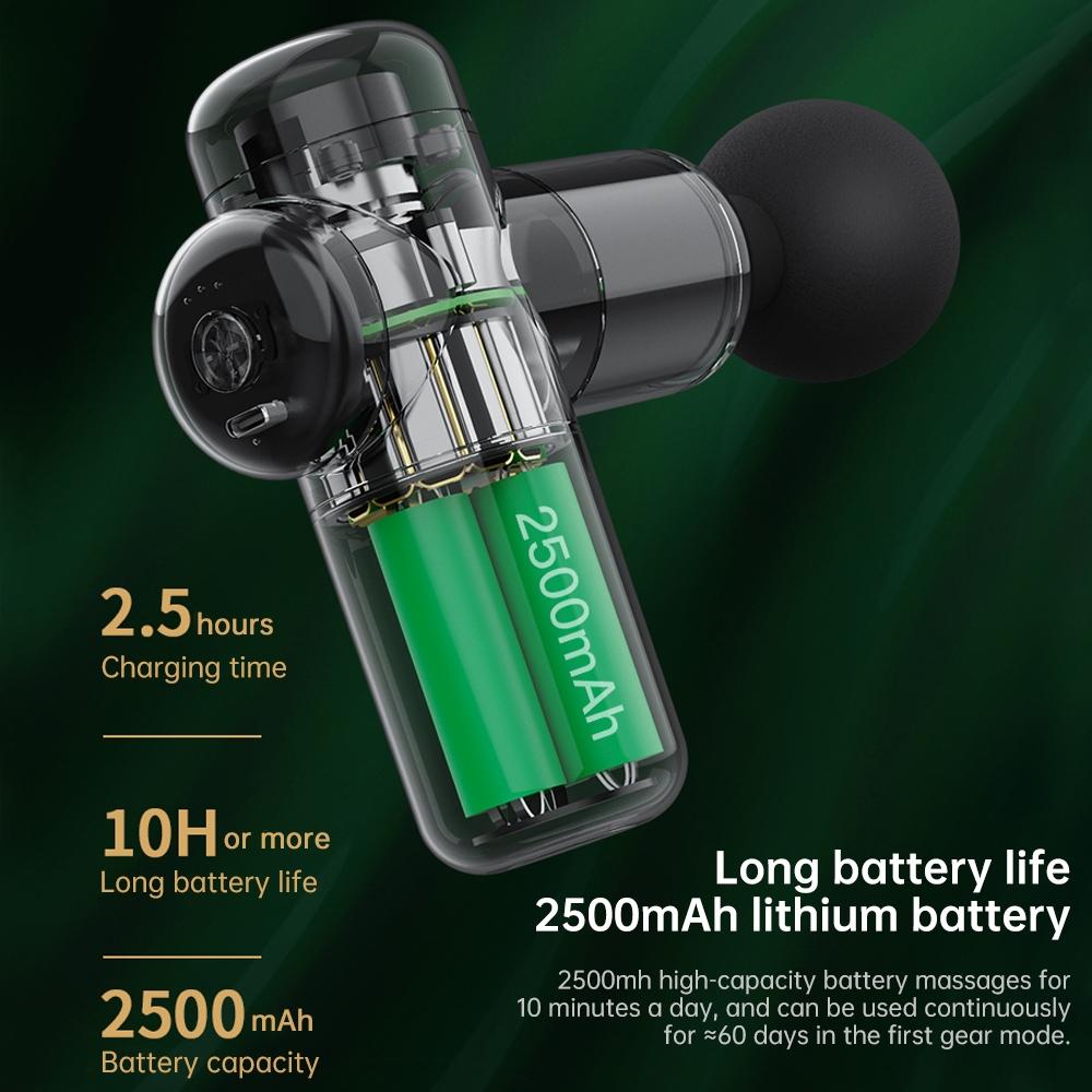 4-Head Portable Muscle Massage Gun For Sports - Tarnish 9