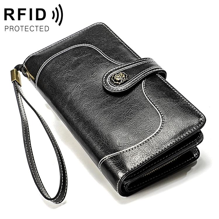 Women Rfid Wallet with Card Slots - Compact Design - Red 4