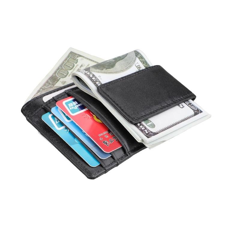 Leather Rfid Card Holder Wallet - Crazy Horse - Red 12