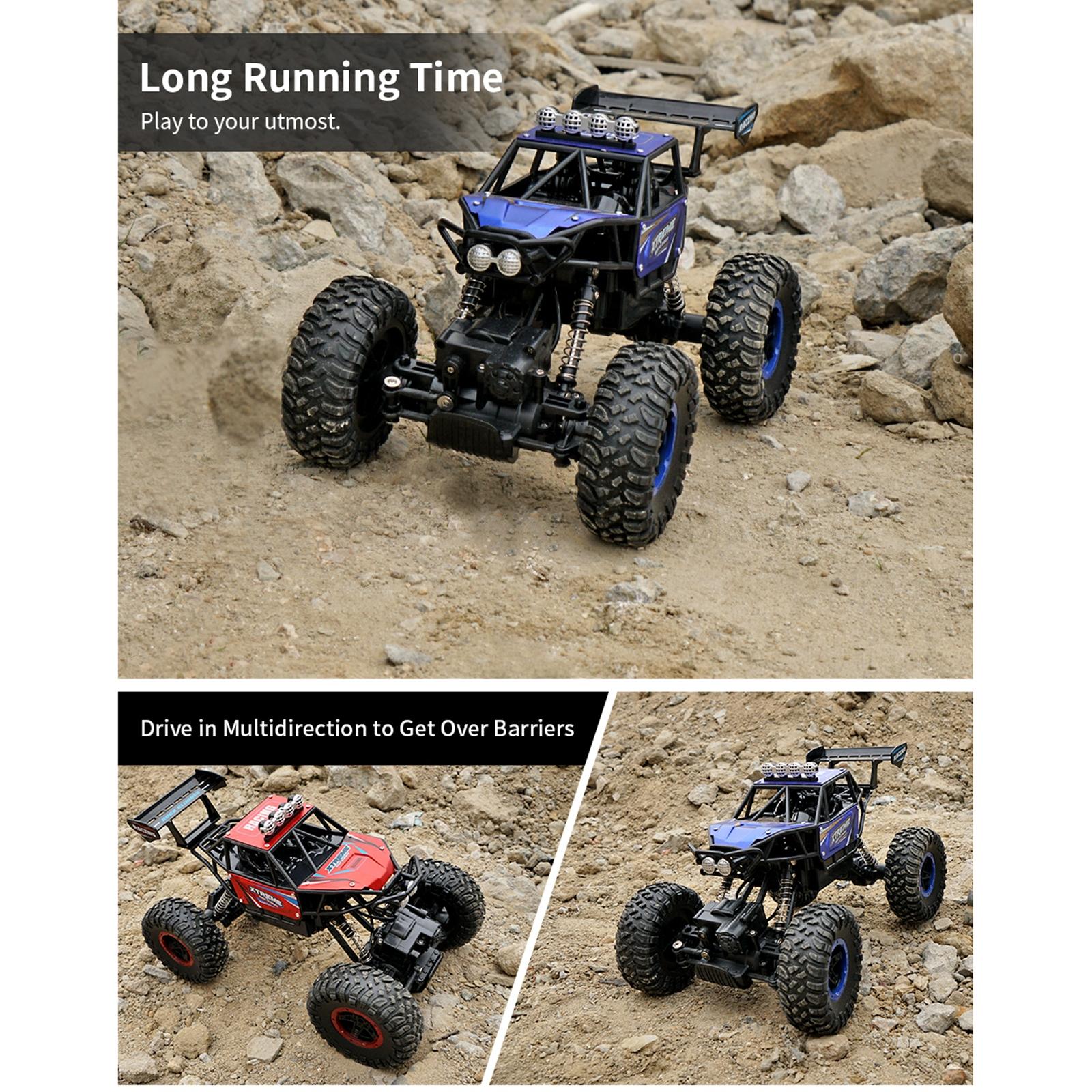 Alloy Climbing Car - 1 14 4wd Remote Control - Red 6