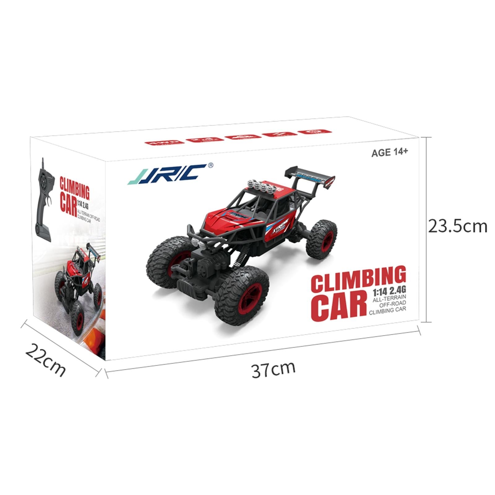 Alloy Climbing Car - 1 14 4wd Remote Control - Red 10