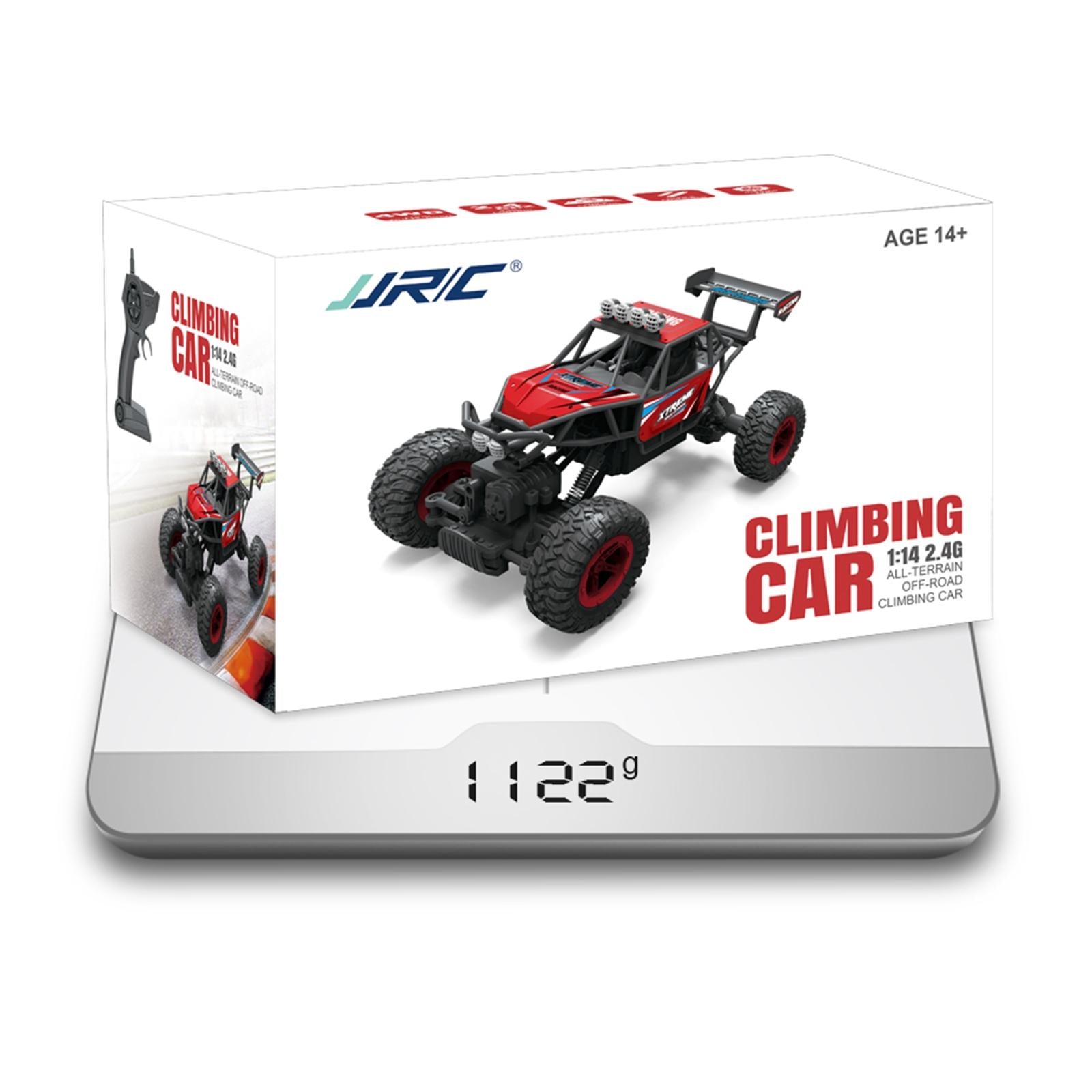 Alloy Climbing Car - 1 14 4wd Remote Control - Red 12