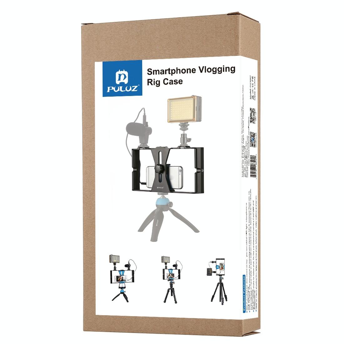 Smartphone Video Rig & Microphone Kit For Live Broadcast - Compatible With Iphone Galaxy Huawei Xiaomi Htc Lg Google And More - Red 8
