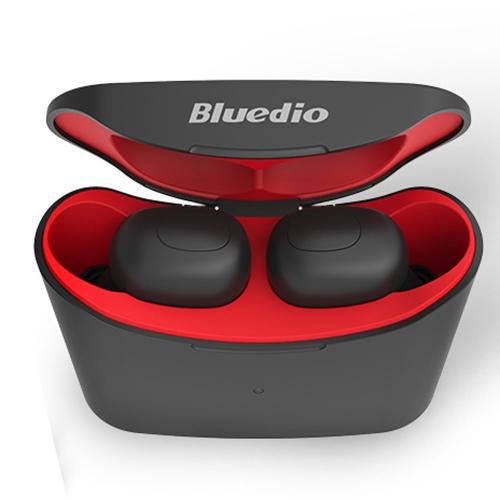 Bluetooth 5.0 Wireless Earbuds with Charging Case - Red 3