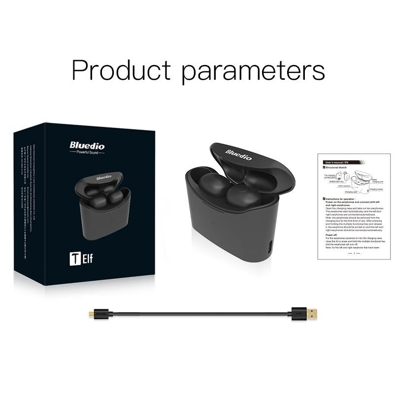 Bluetooth 5.0 Wireless Earbuds with Charging Case - Red 7