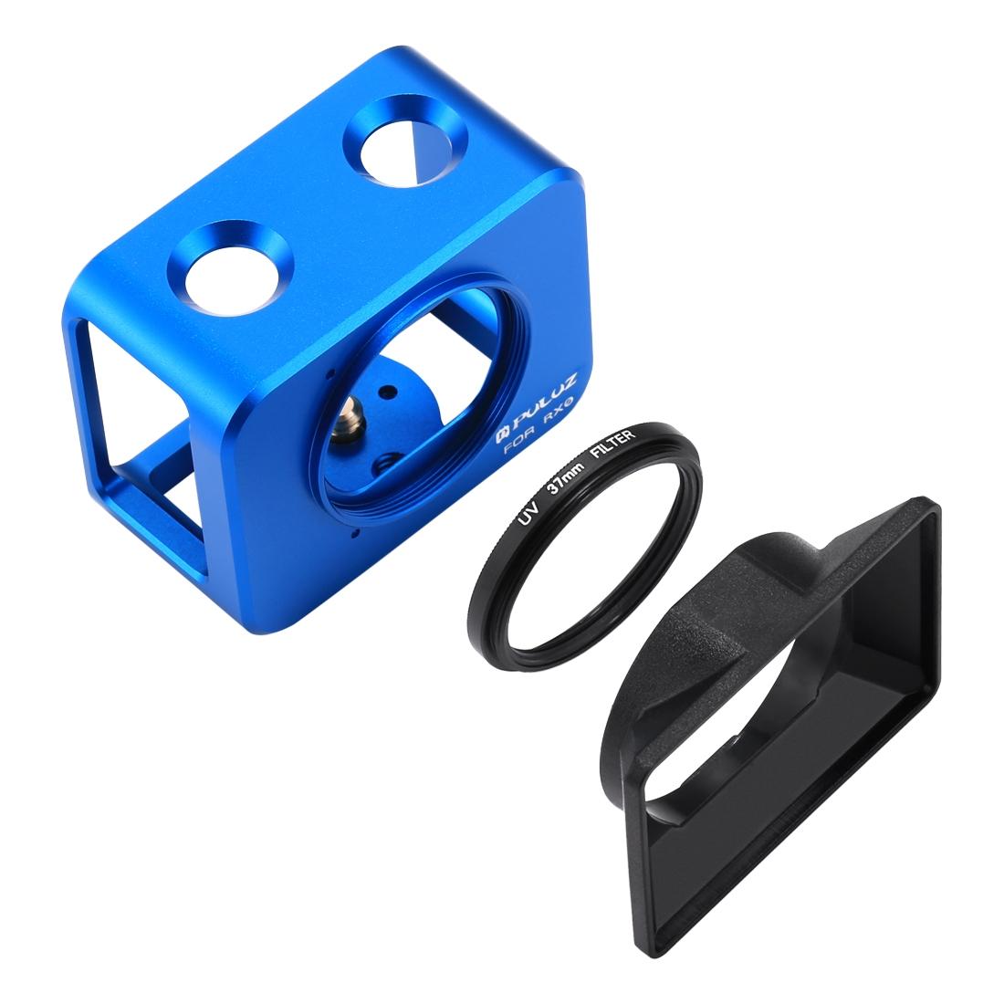 Sony Rx0 Protective Cage with 37mm Lens and Sunshade - Red 13
