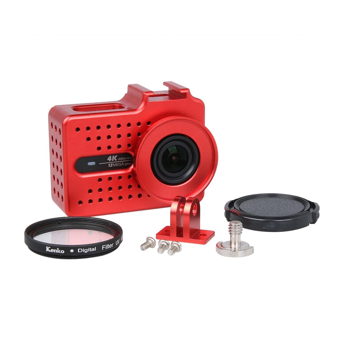 Aluminum Housing with Uv Filter for Xiaomi Xiaoyi Yi Ii 4k Camera 6