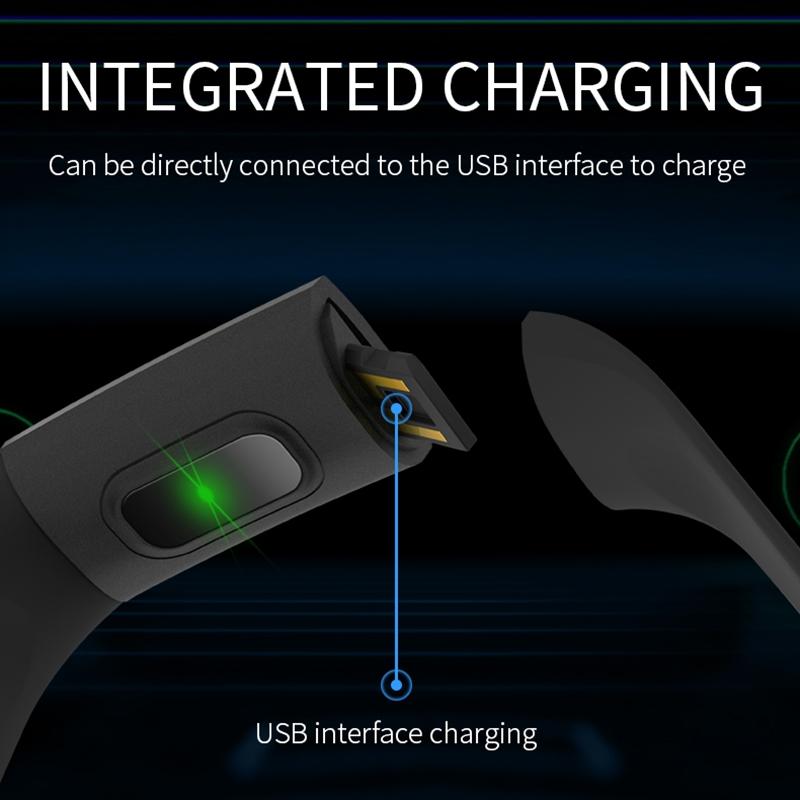 Waterproof Smart Bracelet With Step Heart And Sleep Monitoring - Ip67 - Red 7