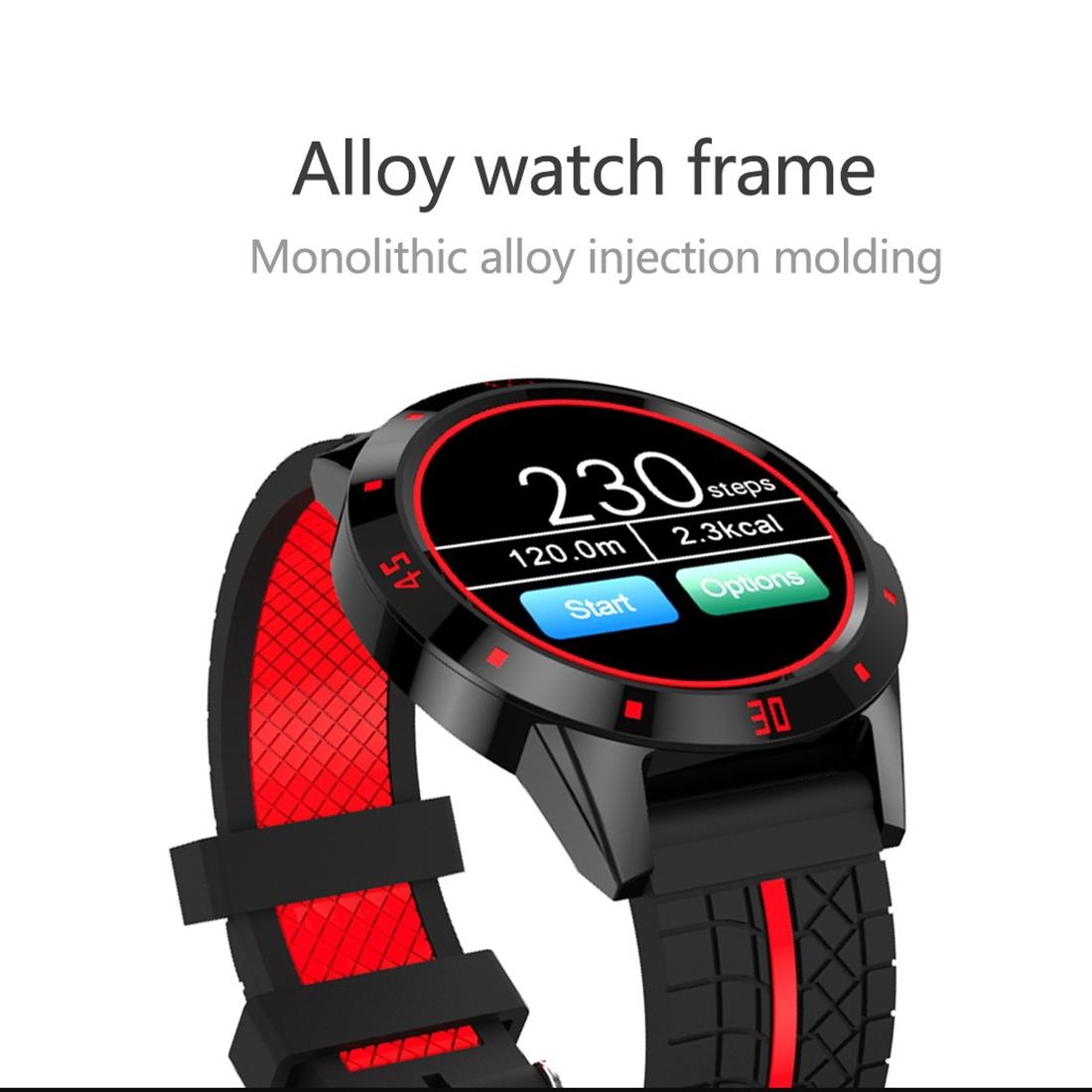 1.3 Inch Tft Screen Mtk2502C Bluetooth4.0 Silicone Watch Band Support Heart Rate Monitor & Pedometer & Sleep Monitor & Sedentary Reminder - Red 12
