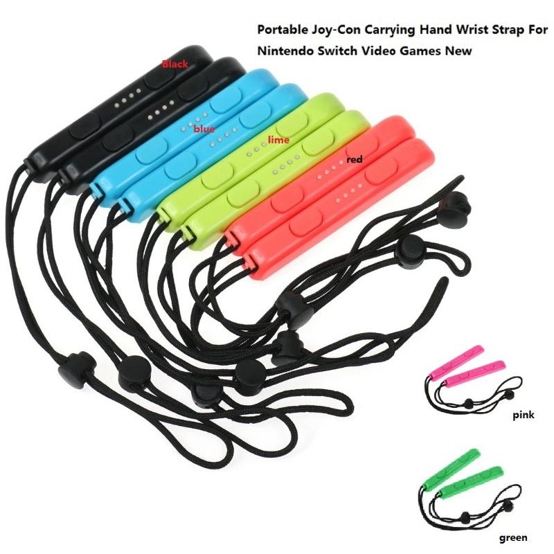 Joy Con Wrist Lanyard Pair for Nintendo Switch Gaming - Red 6