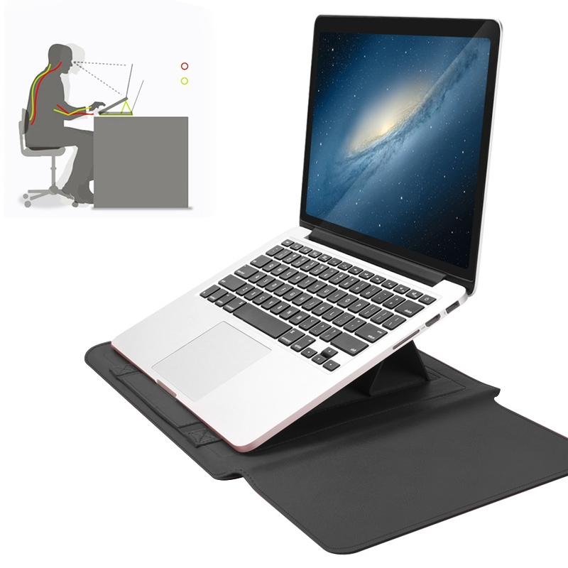 Universal Waterproof Laptop Bag Set With Handle Stand Pen Holder Winders Mouse & Charger Bags - Red 13