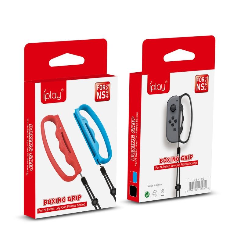 Boxing Joy-con Grip with Strap for Nintendo Switch - Red 6