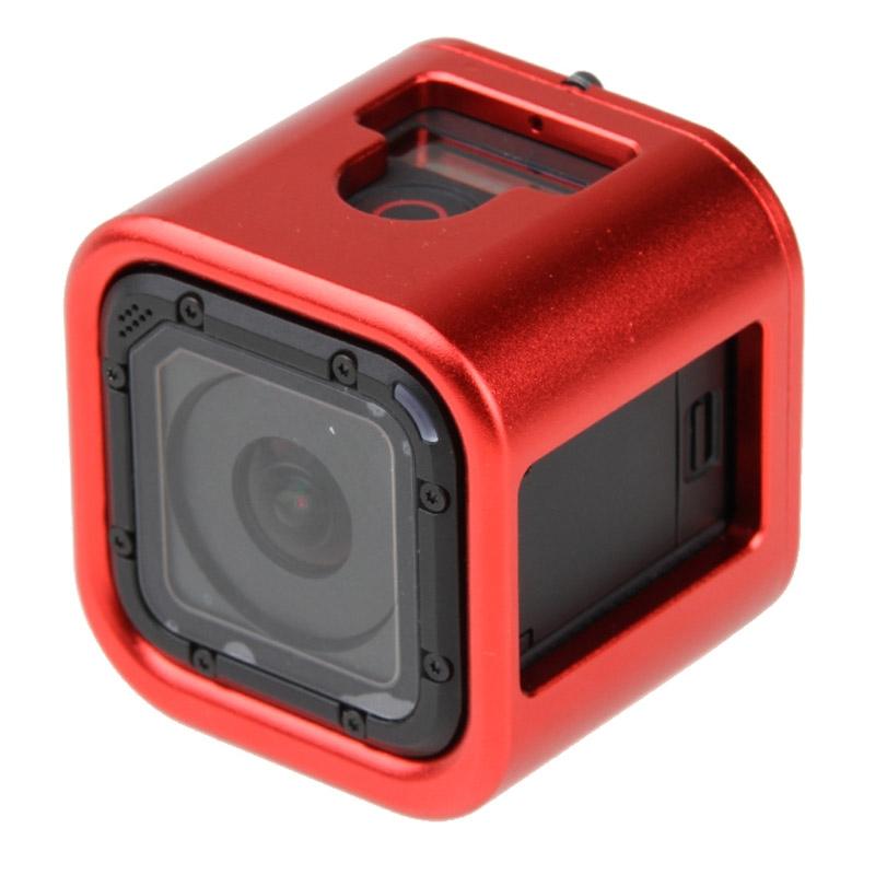 Aluminum Protective Cage for Gopro Session Cameras - Red 5