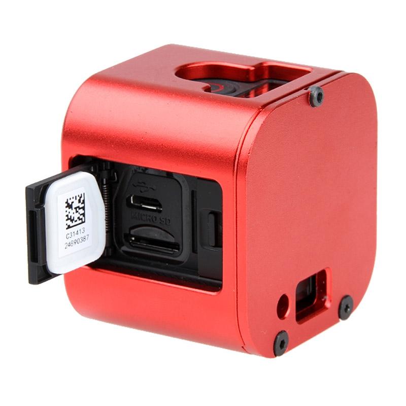 Aluminum Protective Cage for Gopro Session Cameras - Red 6