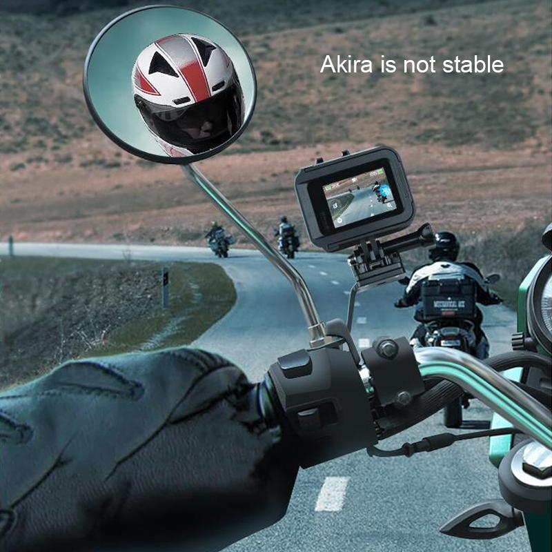 Universal Alloy Handlebar Phone Mount for Sport Cameras - Red 8