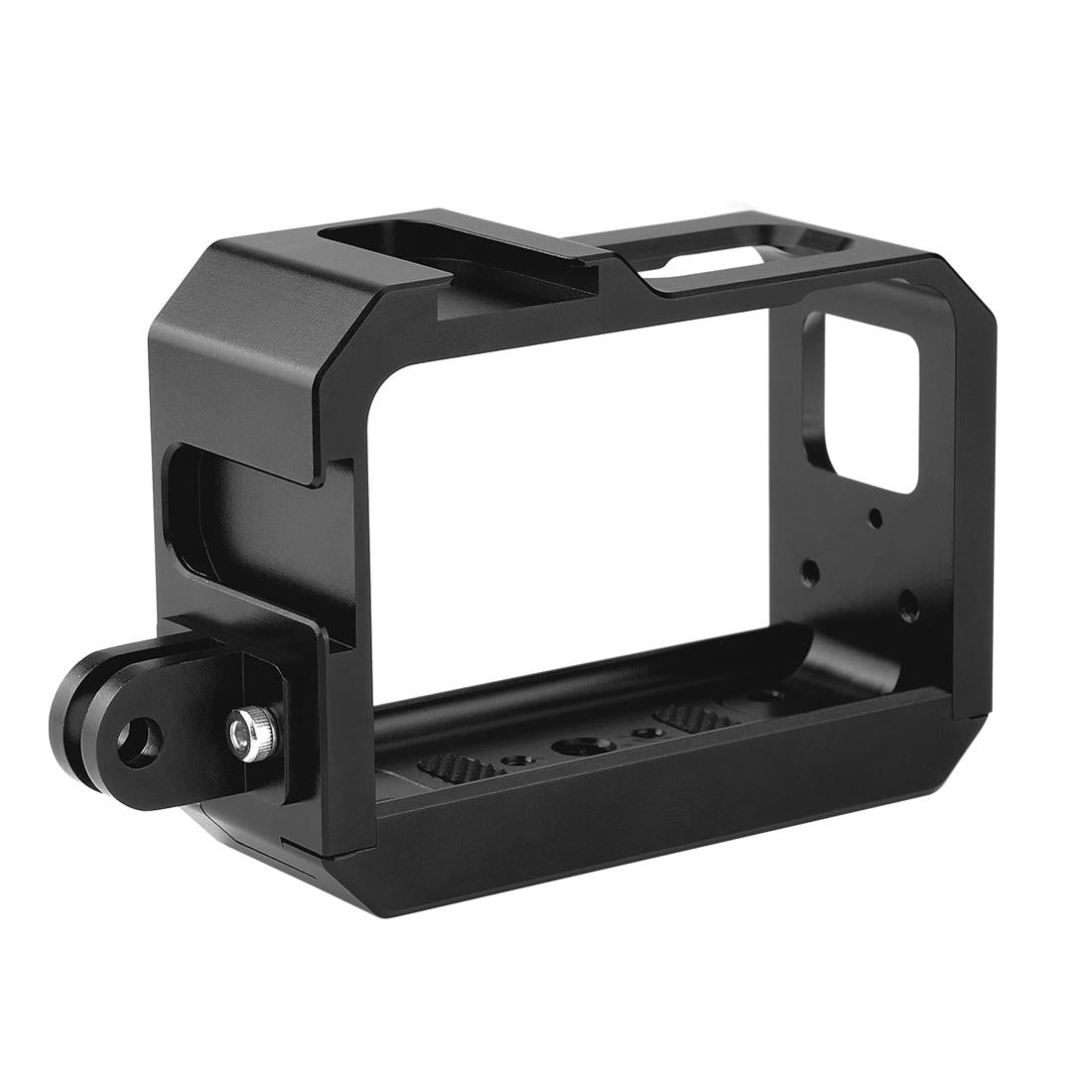 Aluminum Frame Cage for Insta360 one r with Cold Shoe and Tripod Base - Red 13
