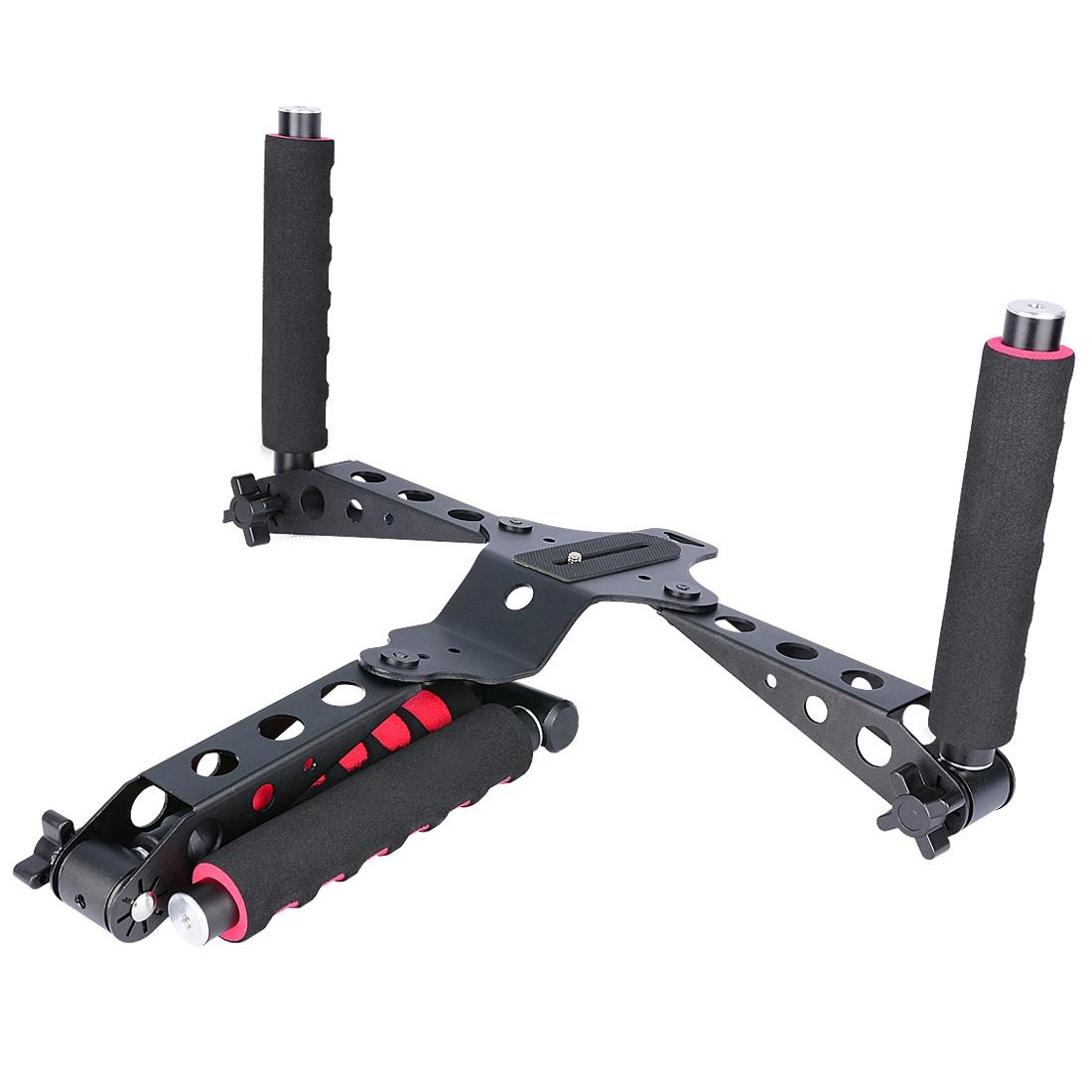 Multifunctional Camera Shoulder Mount For Dslr / Video Camera With Red Handles 5