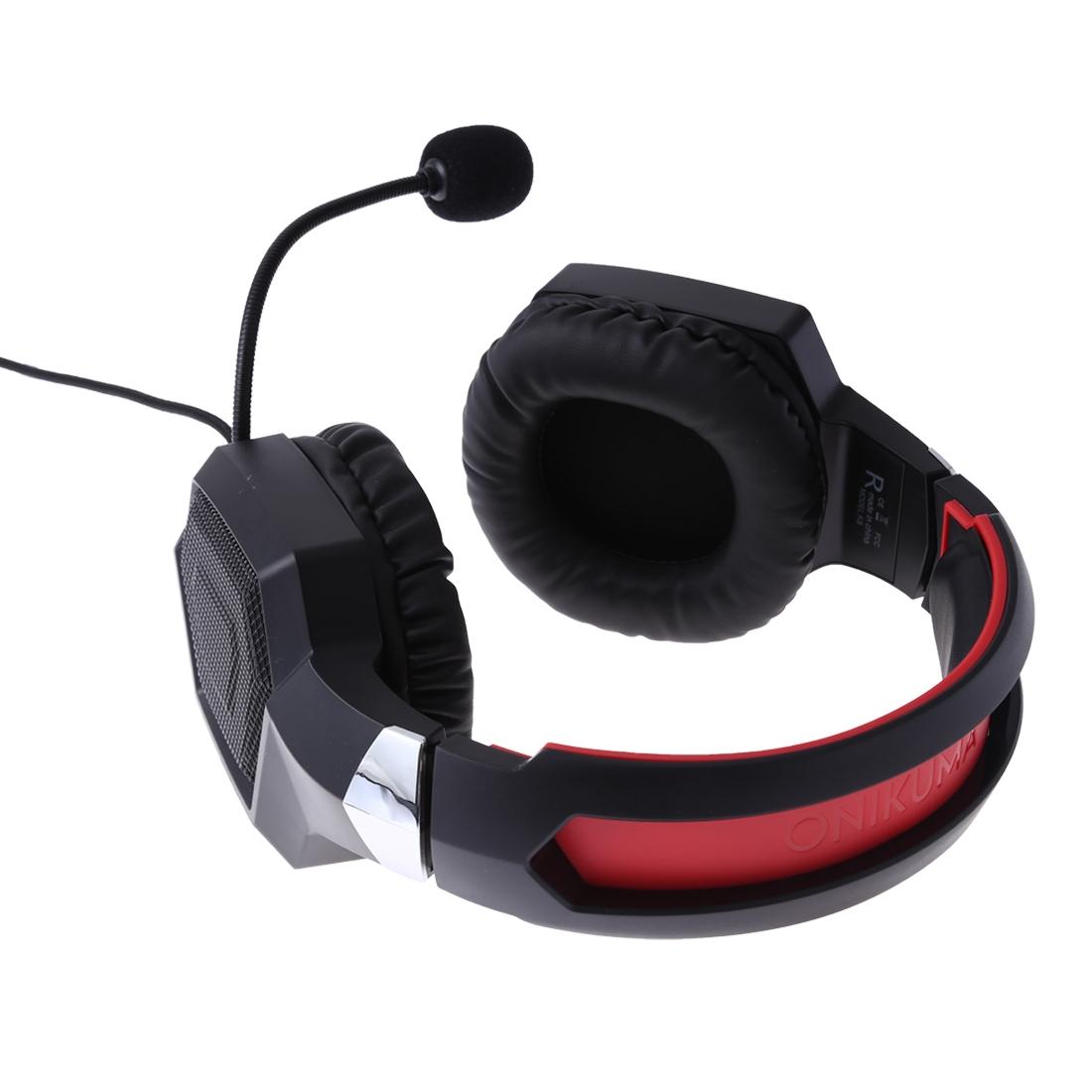 Surround Gaming Headset With Mic & Led Onikuma K8 - Red 10