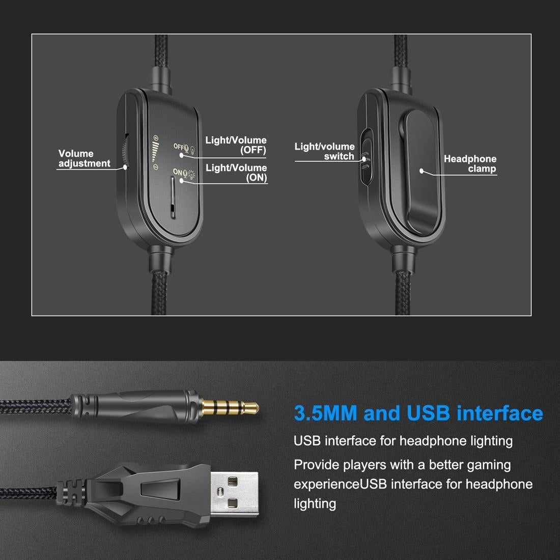 Surround Gaming Headset With Mic & Led Onikuma K8 - Red 13