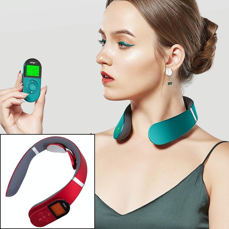 Pangao Smart Neck Massager Pulse Physiotherapy Device - Red 3