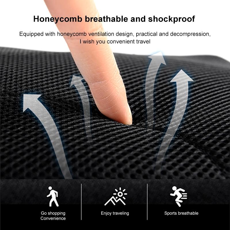 Business Chest Bag Oxford Cloth One Shoulder Crossbody - Red 6