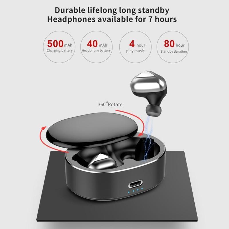 Wireless Noise-cancelling Headphones with Binaural Calls - Red 11