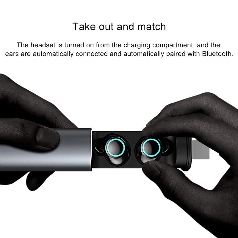 Wireless Tws Bluetooth Earphones - S5 Twins Sports Magnetic V5.0 - Red 5