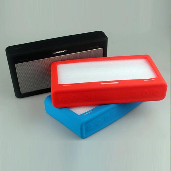 Waterproof Silicone Bluetooth Speaker Case for Bose Soundlink Iii - Red 5