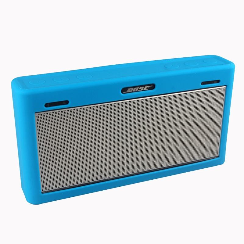 Waterproof Silicone Bluetooth Speaker Case for Bose Soundlink Iii - Red 7