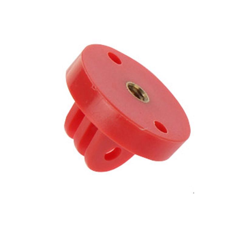 Universal Camcorder Mount Adapter for Gopro Hero Cameras - Tripod Compatible - Red 4