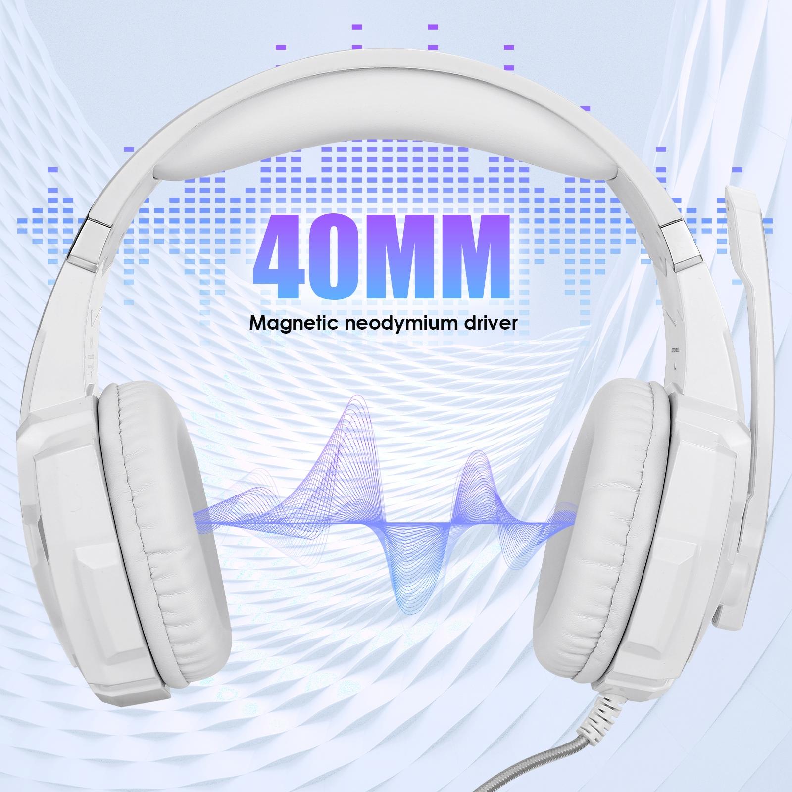 3.5Mm Gaming Headset With Mic & Led For Laptop / Phone - Red Black 3