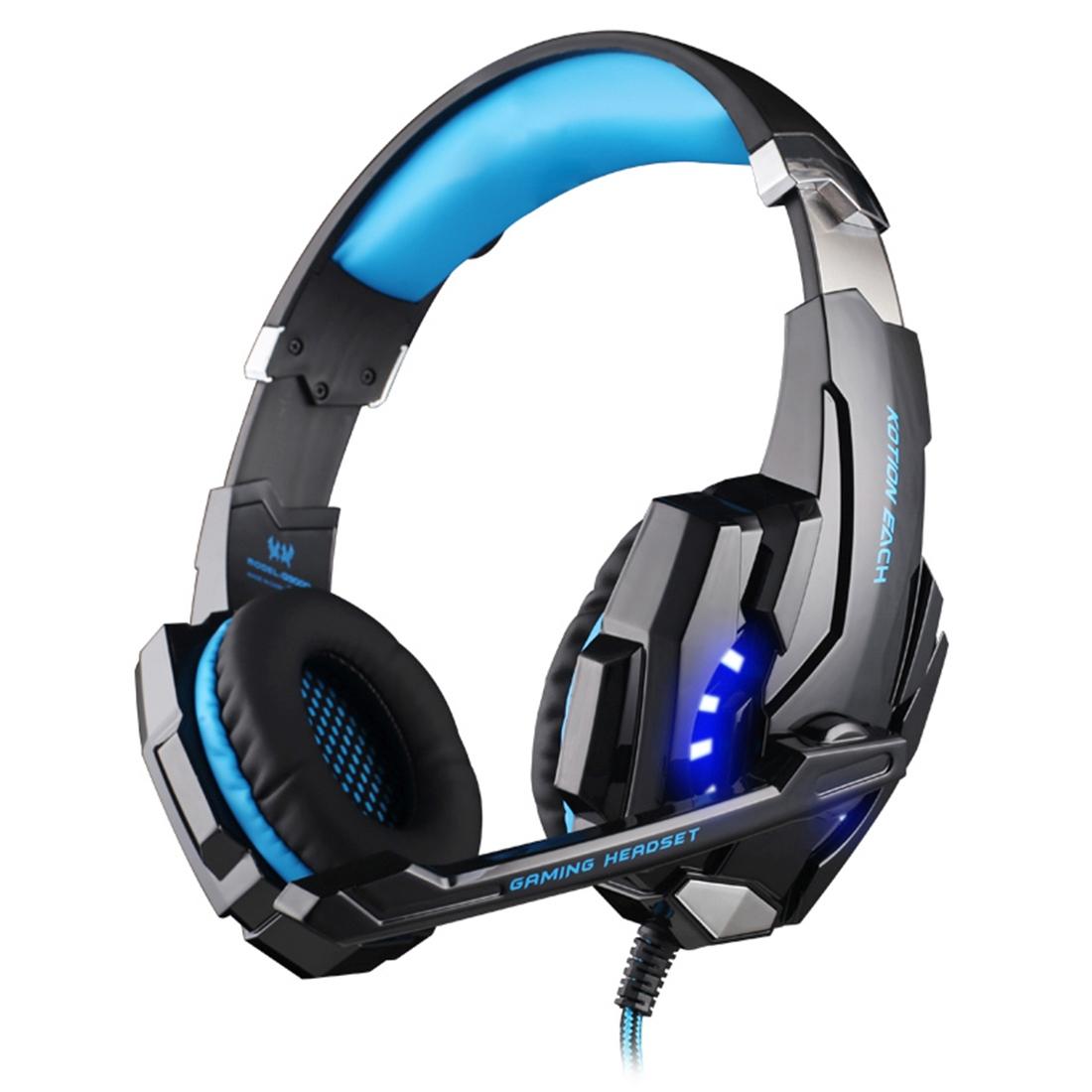 3.5Mm Gaming Headset With Mic & Led For Laptop / Phone - Red Black 7