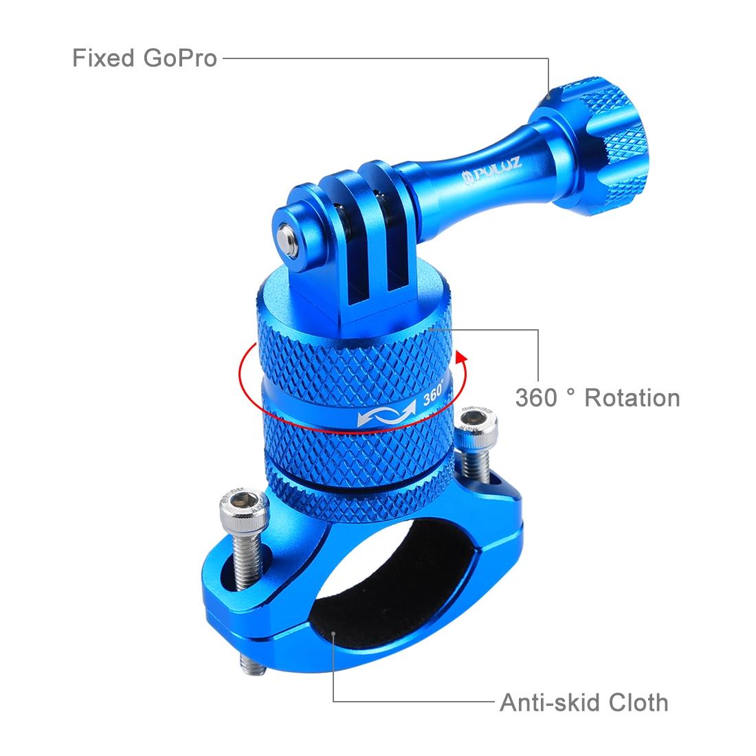 Universal Bike Handlebar Mount for Action Cameras - 360 Degree Rotation - Pu223R 10