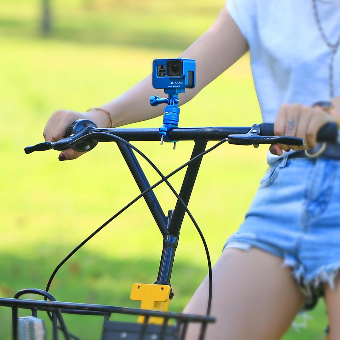 Universal Bike Handlebar Mount for Action Cameras - 360 Degree Rotation - Pu223R 14