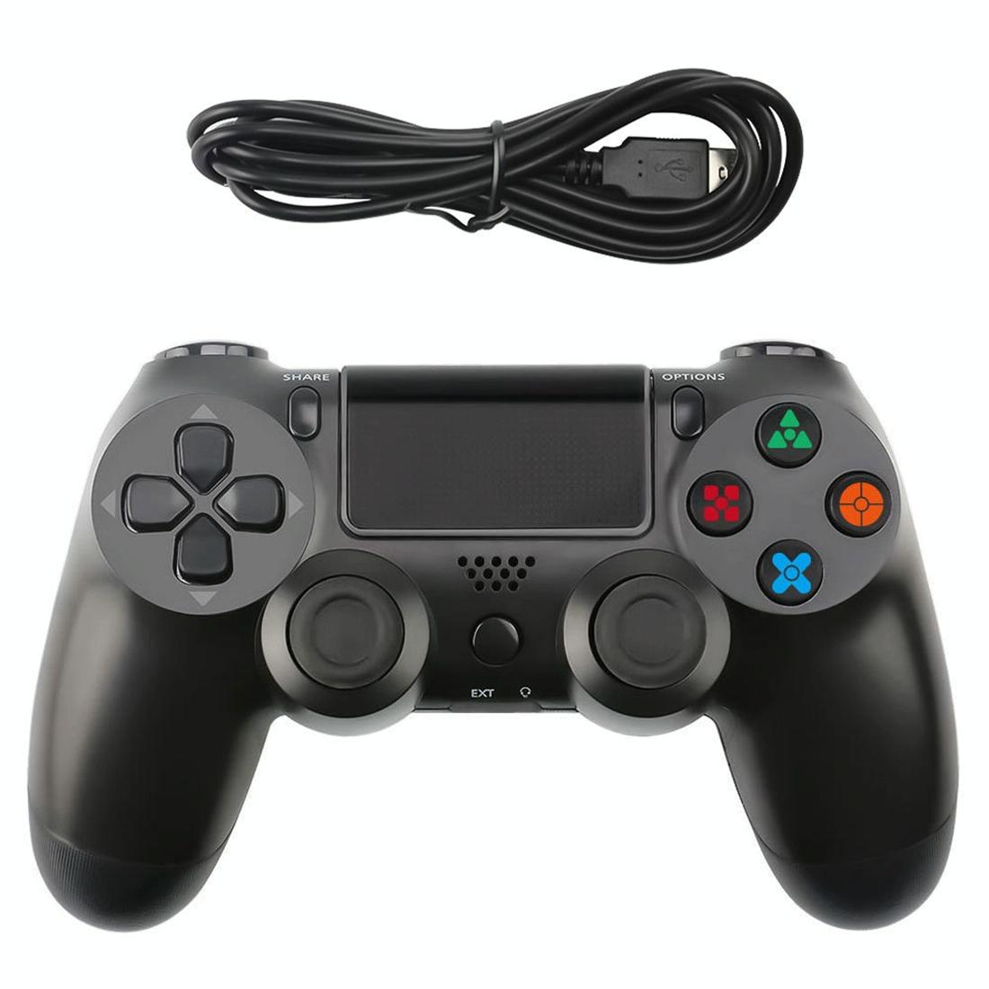 Ps4 Wired Gamepad with Snowflake Button Design - Red 11