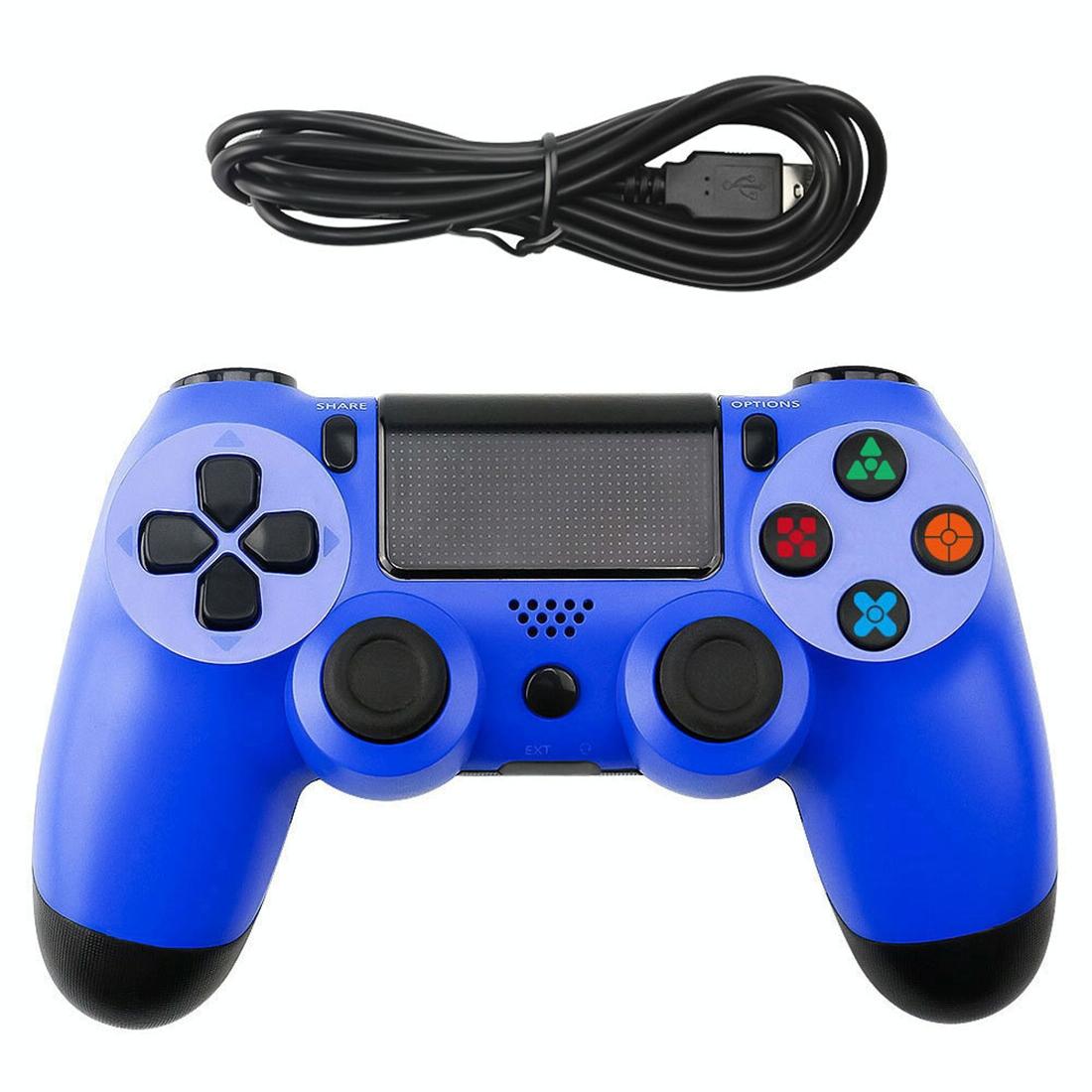 Ps4 Wired Gamepad with Snowflake Button Design - Red 15